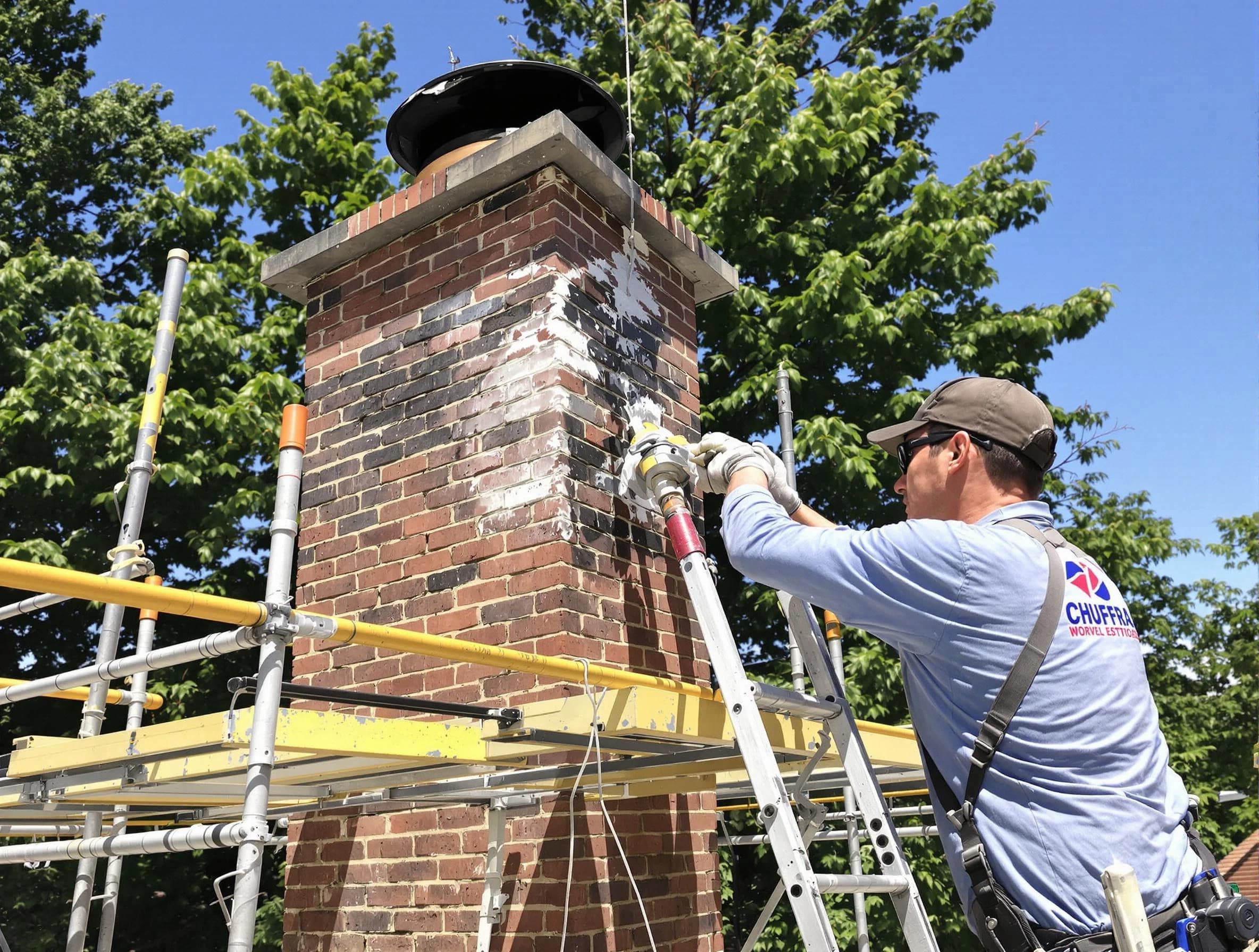 Structural chimney repair by Berthoud Chimney Sweep in Berthoud, CO
