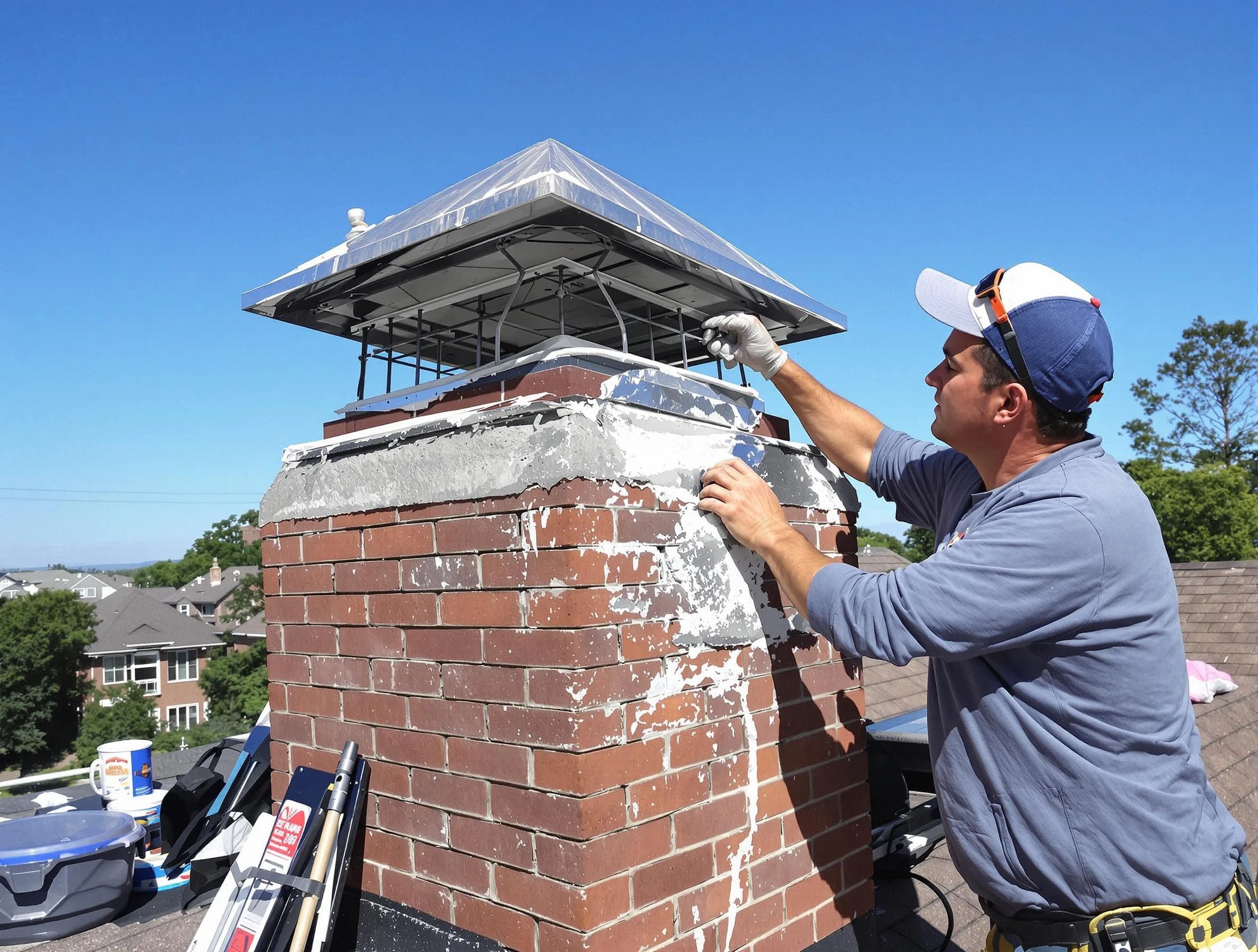 Chimney Crown Services service in Berthoud, CO