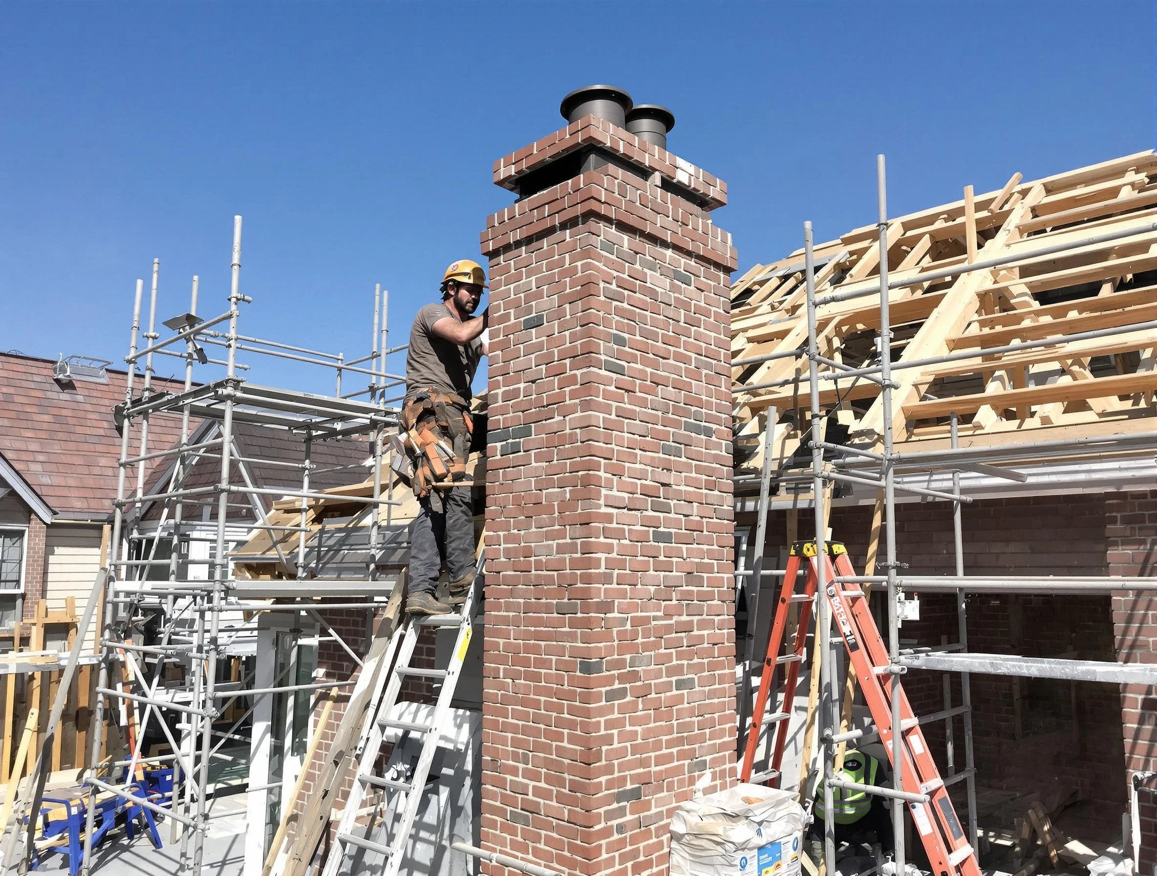New chimney installation completed by Berthoud Chimney Sweep in Berthoud, CO