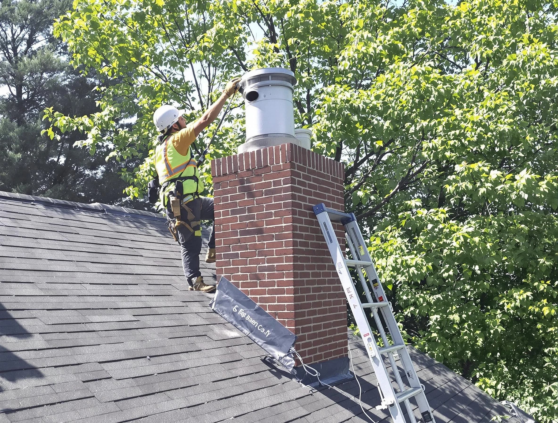Chimney liner inspection by Berthoud Chimney Sweep in Berthoud, CO