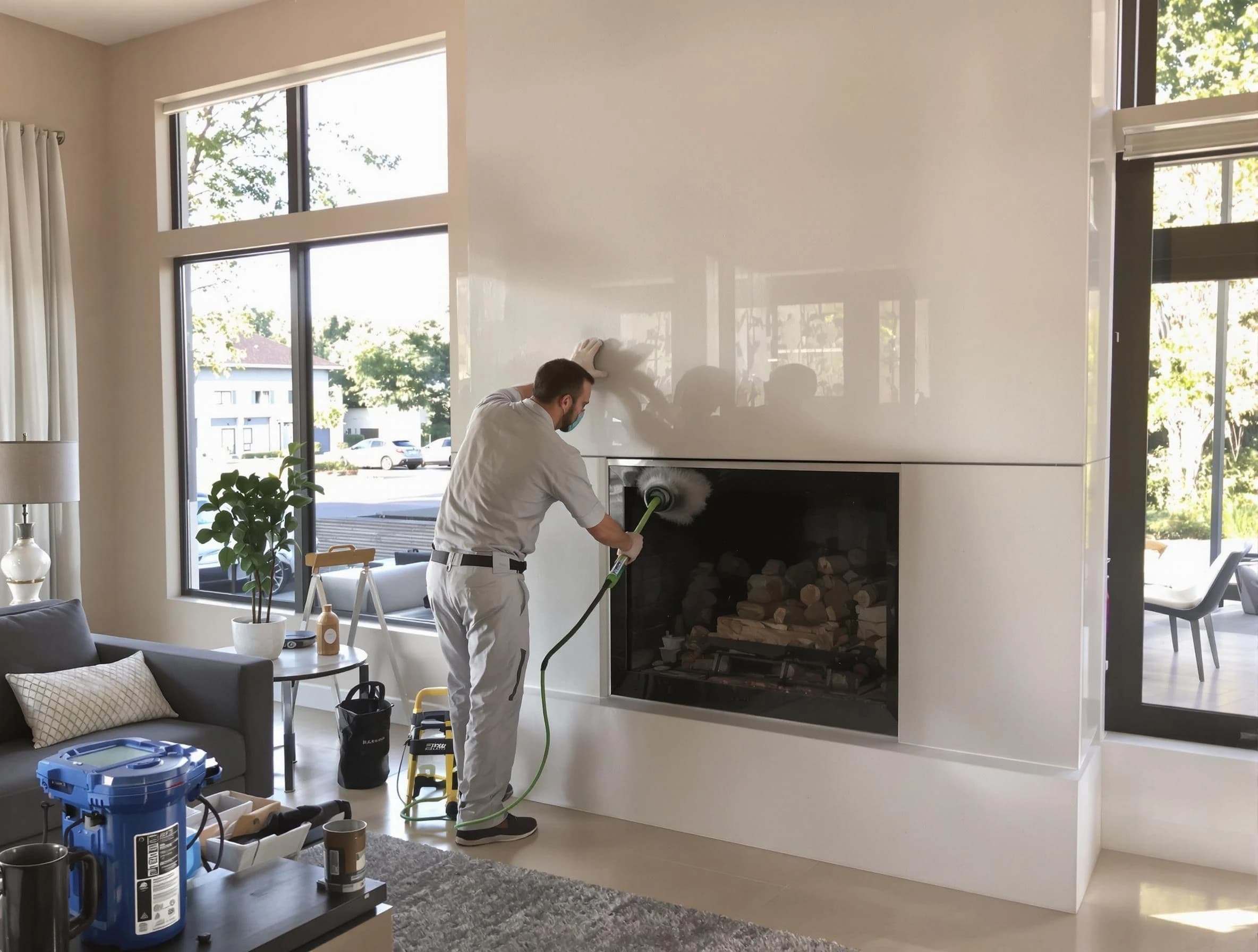 Berthoud Chimney Sweep performing thorough soot removal in Berthoud, CO